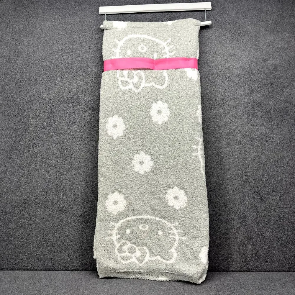 HELLO KITTY Blanket Gray & White Super Soft Throw Blanket‎ 50